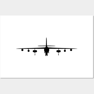 USAF - B-47 Stratojet - Ground - Silhouette wo Txt X 300 Posters and Art